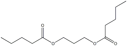 Divaleric acid 1,3-propanediyl ester Struktur