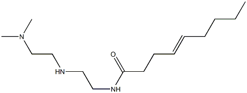 N-[2-[2-(Dimethylamino)ethylamino]ethyl]-4-nonenamide Struktur