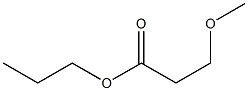 3-Methoxypropanoic acid propyl ester Structure