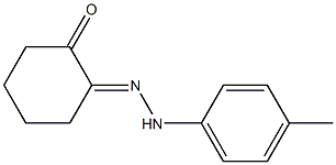 2-[2-(4-Methylphenyl)hydrazono]cyclohexanone Struktur