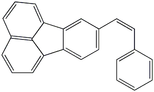 8-[(Z)-Styryl]fluoranthene Struktur