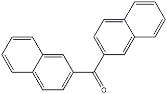 Bis(2-naphthyl) ketone Struktur