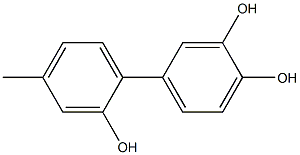 4'-Methyl-1,1'-biphenyl-2',3,4-triol Struktur