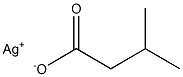 3-Methylbutanoic acid silver(I) salt Struktur