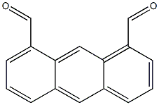 Anthracene-1,8-dicarbaldehyde Struktur