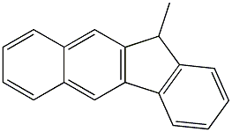 11-Methyl-11H-benzo[b]fluorene Struktur