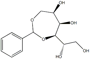 3-O,6-O-Benzylidene-D-glucitol Struktur