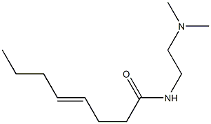 N-[2-(Dimethylamino)ethyl]-4-octenamide Struktur