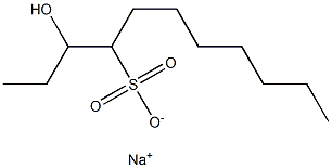 3-Hydroxyundecane-4-sulfonic acid sodium salt Struktur