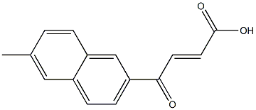 4-(6-Methylnaphthalen-2-yl)-4-oxo-2-butenoic acid Struktur