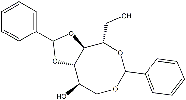 1-O,5-O:3-O,4-O-Dibenzylidene-L-sorbitol Struktur