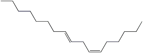 (6Z,9E)-Heptadeca-6,9-diene Struktur