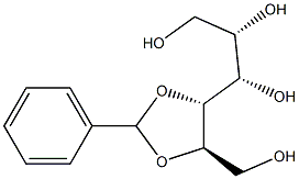 2-O,3-O-Benzylidene-L-glucitol Struktur