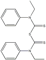 N,N'-Diethyl-N,N'-diphenylthiuram monosulfide Struktur