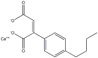 2-(4-Butylphenyl)maleic acid calcium salt Struktur