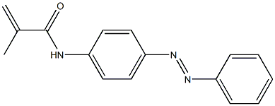 N-[4-(Phenylazo)phenyl]methacrylamide Struktur