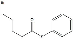 5-Bromo(thiovaleric acid)S-phenyl ester Struktur