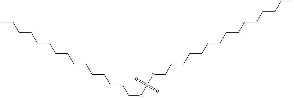 Sulfuric acid dipentadecyl ester Struktur