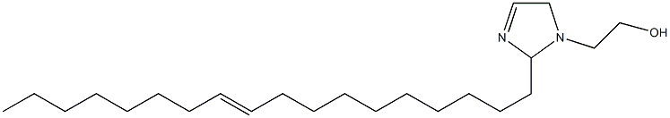 2-(10-Octadecenyl)-3-imidazoline-1-ethanol Struktur