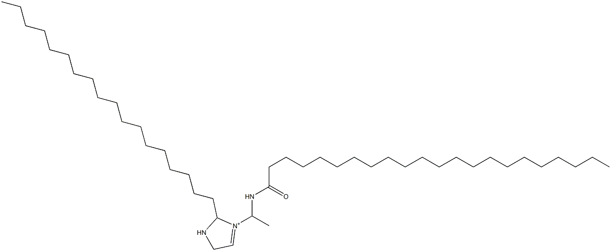 3-[1-(Docosanoylamino)ethyl]-2-octadecyl-3-imidazoline-3-ium Struktur