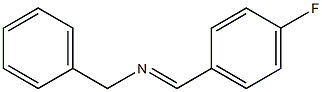 N-(4-Fluorobenzylidene)benzenemethanamine Struktur