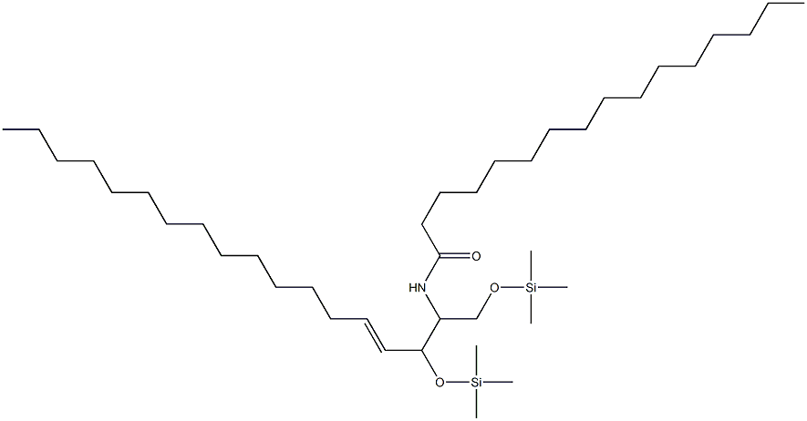 1-O,3-O-Di(trimethylsilyl)-N-hexadecanoylsphingosine Struktur