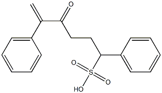 2-Phenylsulfo-6-phenyl-1-hexen-3-one Struktur