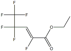 (Z)-2,4,4,5,5,5-Hexafluoro-2-pentenoic acid ethyl ester Struktur