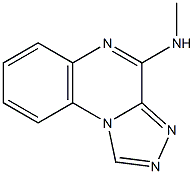 4-Methylamino[1,2,4]triazolo[4,3-a]quinoxaline Struktur