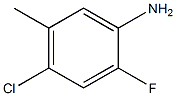 2-Fluoro-4-chloro-5-methylaniline Struktur