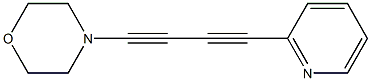 1-Morpholino-4-(2-pyridinyl)-1,3-butadiyne Struktur