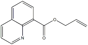 Quinoline-8-carboxylic acid 2-propenyl ester Struktur