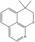 7,7-Dimethyl-7,8-dihydro-9-thia-9H-benzo[de]quinoline Struktur