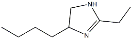 4-Butyl-2-ethyl-2-imidazoline Struktur