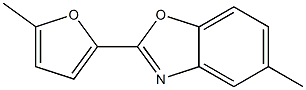 5-Methyl-2-(5-methylfuran-2-yl)benzoxazole Struktur