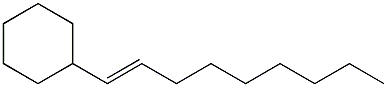 (1E)-1-Cyclohexyl-1-nonene Struktur