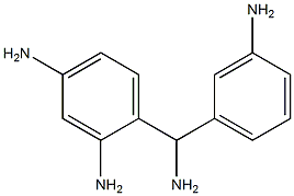 (3-Aminophenyl)(2,4-diaminophenyl)methanamine Struktur