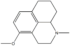 4-Methoxy-1-methyl-2,3,7,8,9,9a-hexahydro-1H-benzo[de]quinoline Struktur