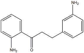 1-(2-Aminophenyl)-3-(3-aminophenyl)-1-propanone Struktur