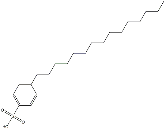 4-Pentadecylbenzenesulfonic acid Struktur