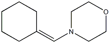 Morpholino(cyclohexylidene)methane Struktur