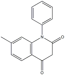 1-(Phenyl)-7-methylquinoline-2,4(1H,3H)-dione Struktur