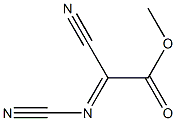 Cyano(cyanoimino)acetic acid methyl ester Struktur