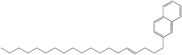 2-(4-Nonadecenyl)naphthalene Struktur