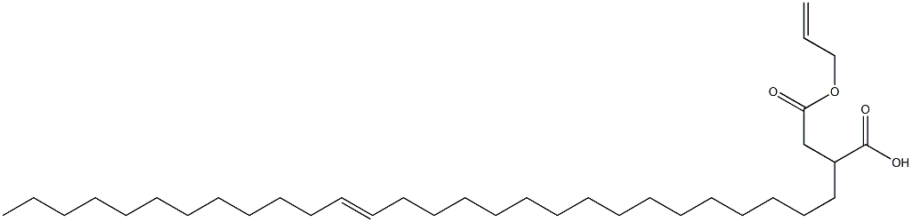 2-(16-Octacosenyl)succinic acid 1-hydrogen 4-allyl ester Struktur