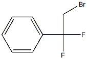 2-Bromo-1,1-difluoro-1-phenylethane Struktur