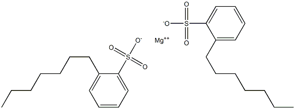 Bis(2-heptylbenzenesulfonic acid)magnesium salt Struktur