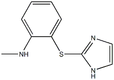 2-[[2-[Methylamino]phenyl]thio]-1H-imidazole Struktur