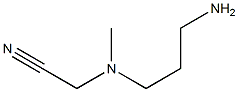 [Methyl(3-aminopropyl)amino]acetonitrile Struktur