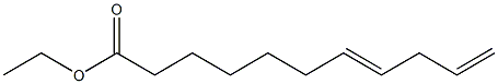 7,10-Undecadienoic acid ethyl ester Struktur